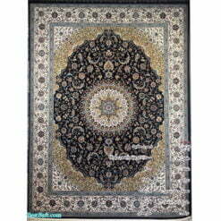 فرش زمرد مشهد ۷۰۰ شانه کد ۲۵۰۱۹ سرمه ای