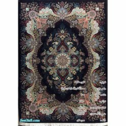 فرش نگین مشهد ۷۰۰ شانه کد ۲۵۹۲ سرمه ای