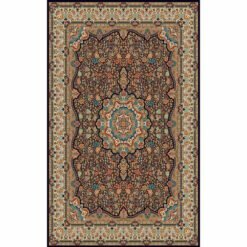 فرش نگین مشهد ۷۰۰ شانه کد ۲۵۹۴ سرمه ای