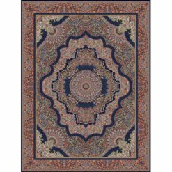 فرش نگین مشهد ۵۰۰ شانه کد ۲۸۰۱۰ سرمه ای