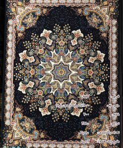 مشخصات، قیمت و خرید فرش کاشان ادرینا سرمه ای 700 شانه