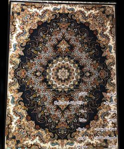 مشخصات، قیمت و خرید فرش کاشان ملورین سرمه ای 700 شانه