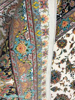 فرش کاشان افشان کرم 1200شانه