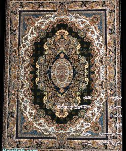 مشخصات، قیمت و خرید فرش کاشان لیلی سرمه ای 700 شانه