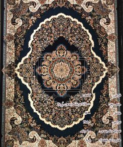 مشخصات، قیمت و خرید فرش کاشان پریا سرمه ای 700 شانه