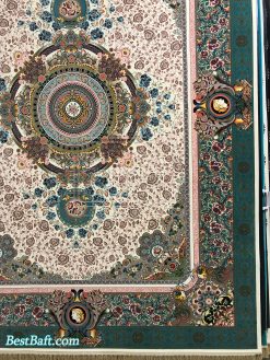 فرش کاشان الیس کرم رنگ 1200 شانه