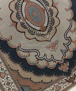 فرش کاشان ریزماهی موج فیلی 700شانه