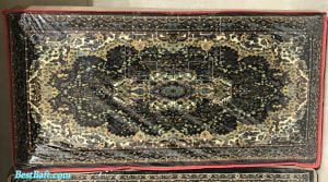 پشتی سنتی طرح 2590 فرش نگین مشهد سرمه ای 700 شانه (1)