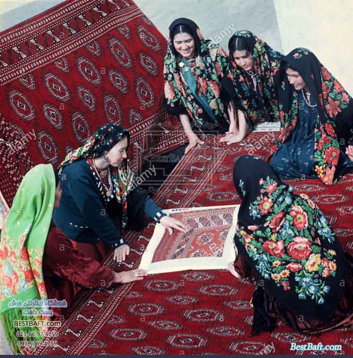 قیمت فرش ماشینی ترکمن