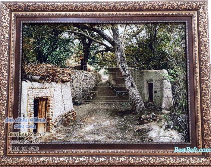 تابلو فرش طبیعت سه بعدی