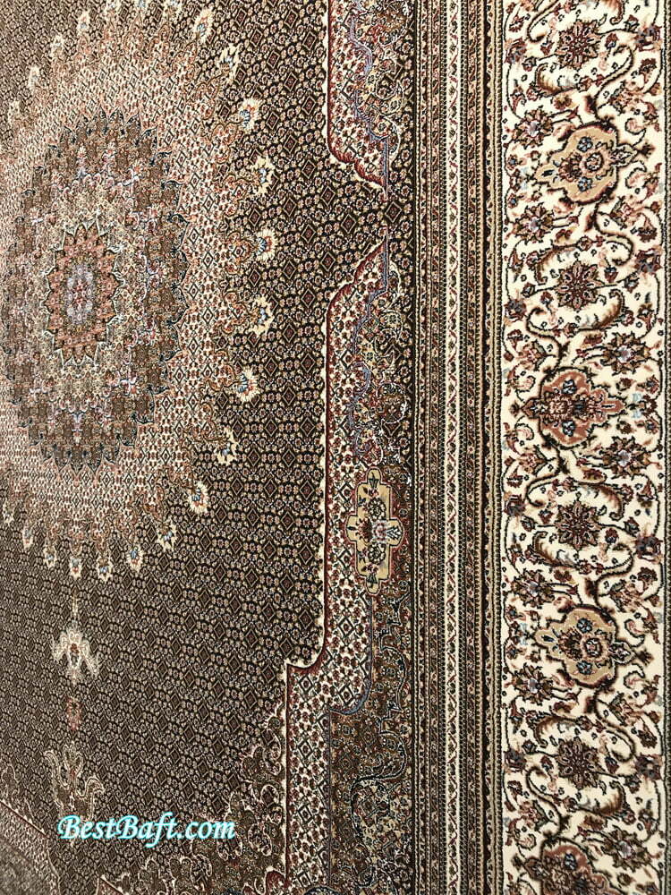 فرش زمرد مشهد ۷۰۰ شانه کد ۱۴۰۱۳ سرمه ای - تصویر 2