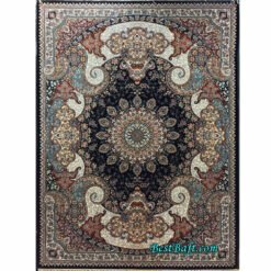 فرش نگین مشهد ۵۰۰ شانه کد ۲۸۰۰۹ سرمه ای