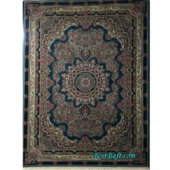 فرش زمرد مشهد ۵۰۰ شانه کد ۱۸۱۱۶ آبی فیروزه ای