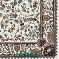 فرش کاشان افشان پرنسس ۷۰۰ شانه کرمی