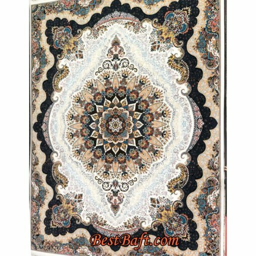فرش کاشان سیرنگ ۷۰۰ شانه کرمی