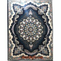 فرش کاشان سیرنگ ۷۰۰ شانه سرمه ای