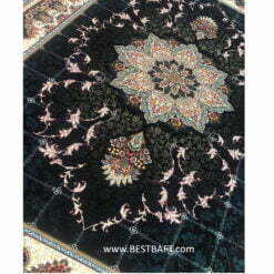 فرش کاشان ۷۰۰ شانه هیوا سرمه ای