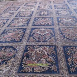 فرش زمرد مشهد ۱۵۰۰ شانه کد ۵۰۰۰2 آبی فیروزه ای