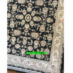 فرش مشهد 1500 شانه تراکم 4500 سرمه ای