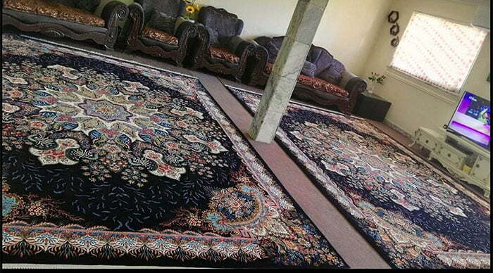 فرش کاشان ۷۰۰ شانه تراکم 2550