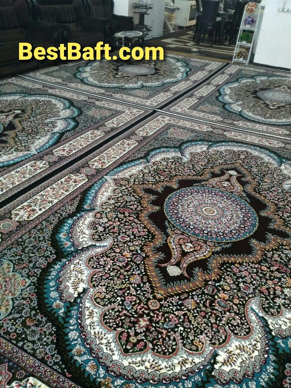 فرش کاشان ۷۰۰ شانه تراکم 2550