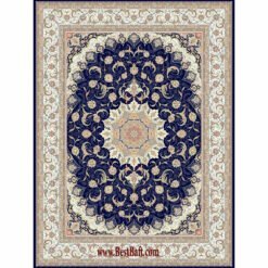 فرش مشهد ۷۰۰ شانه کد ۷۲۲۲۰۶ سرمه ای