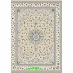 فرش مشهد ۱۵۰۰ شانه کد ۸۱۵۰۰۵ بژ