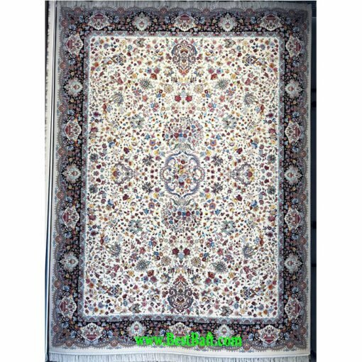 فرش کاشان 1000 شانه تراکم 3000