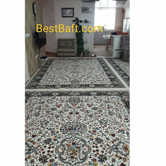 فرش کاشان 1000 شانه تراکم 3000