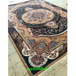 فرش کاشان مانا ۴۴۰شانه بژ