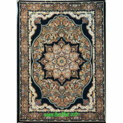 فرش مشهد ۷۰۰ شانه کد ۷۲۲۰۹۸ سرمه ای