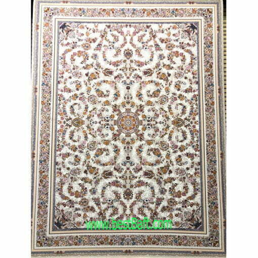 فرش کاشان پریماه گلبرجسته ۱۲۰۰ شانه فیلی