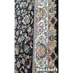 فرش مشهد ۷۰۰ شانه کد ۷۰۲۰۳۳ سرمه ای