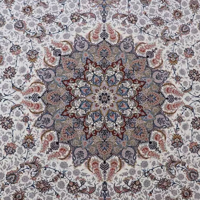 فرش مشهد کد 802079 کرم رنگ