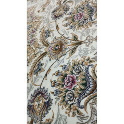 فرش مشهد فرش زمرد فرش نگین کرم رنگ