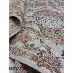 فرش کاشان نقره ای